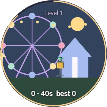 Someone Help Me playing on a round watch screen, view 1