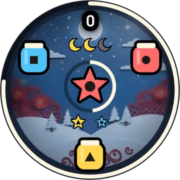 Twinkle Tidy playing on a round watch screen, view 1
